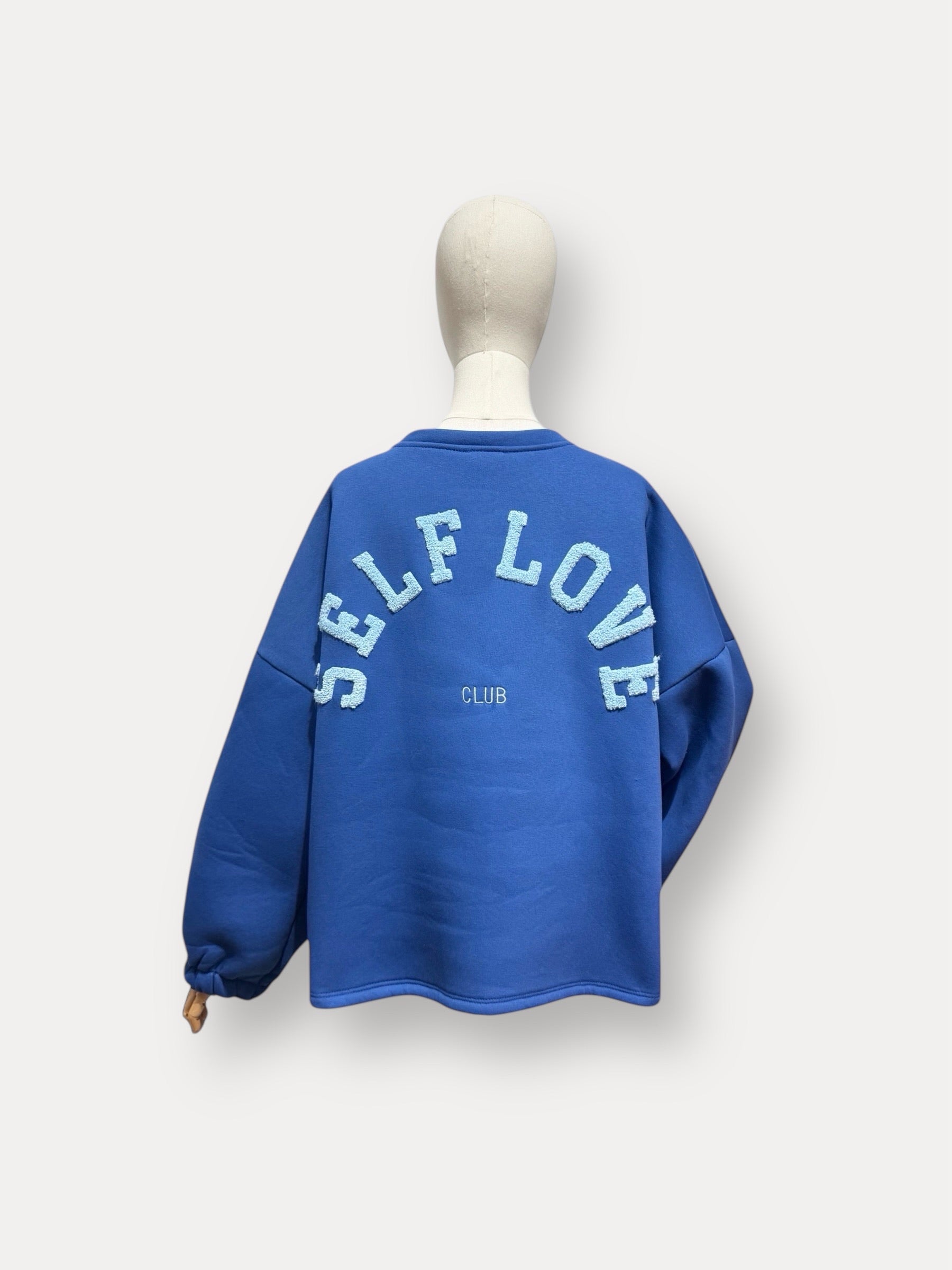 Selflove sweater | kobalt-blauw