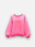 Fluo sweater | roze-fuchsia