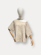 Open Hals Knit | beige