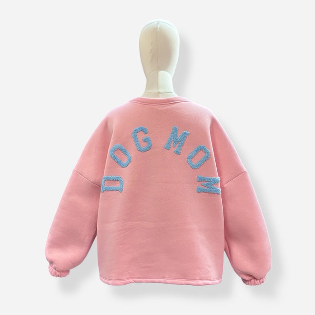 Dogmom Sweater | roze-blauw