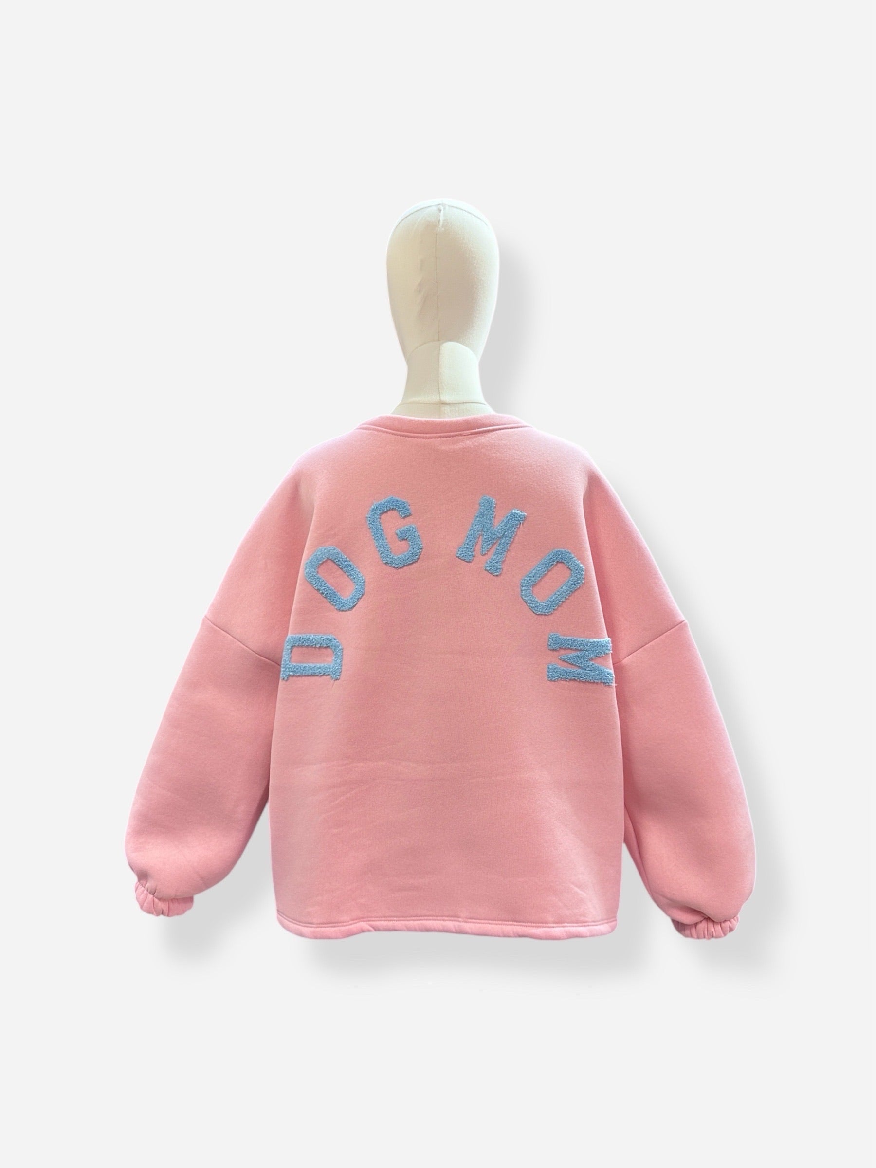 Dogmom Sweater | roze-blauw