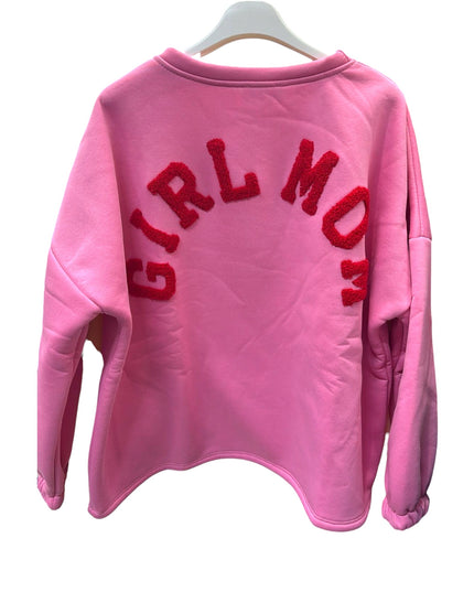 Girlmom sweater | roze-rood