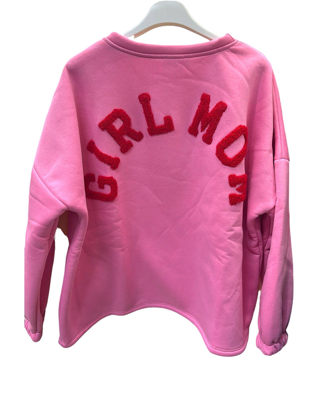 Girlmom sweater | roze-rood