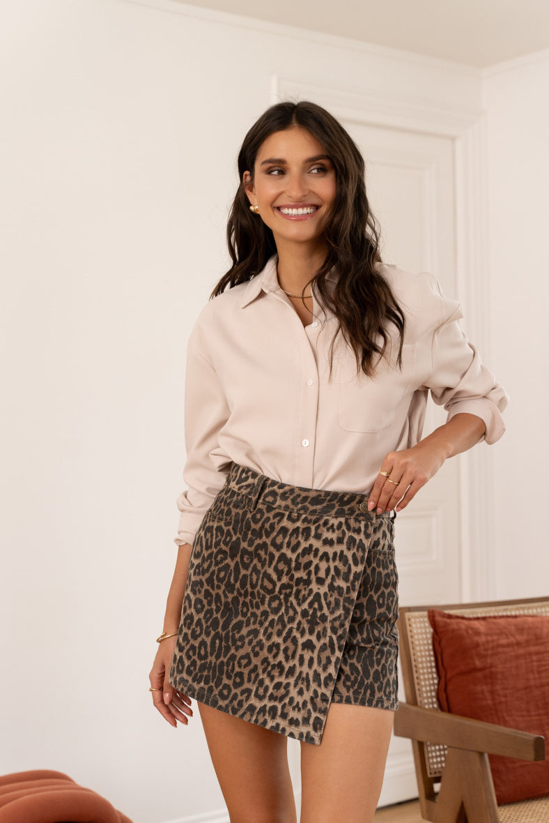 SKORT LEOPARD