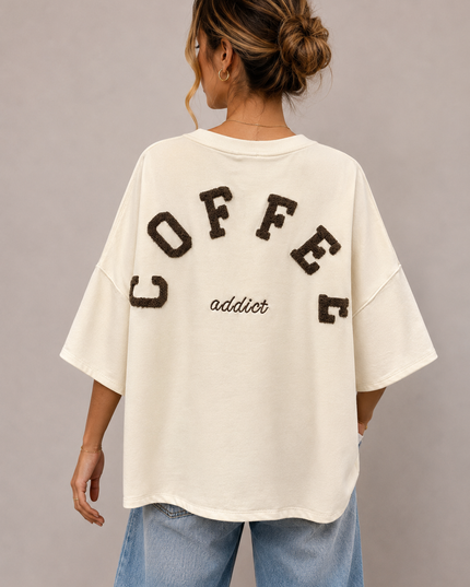 T-shirt Coffee | beige