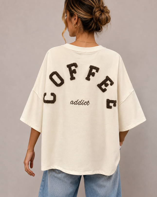 T-shirt Coffee | beige