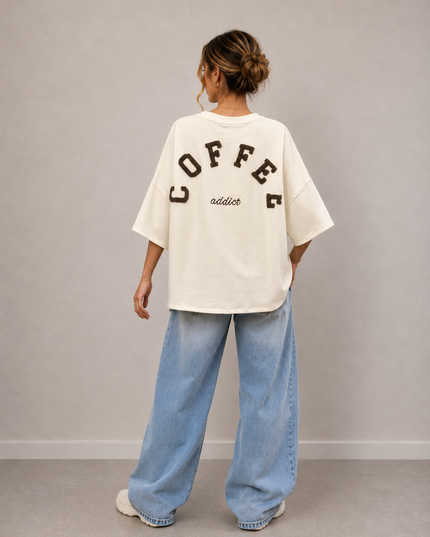 T-shirt Coffee | beige