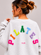 Pilates Sweater | grey-multi