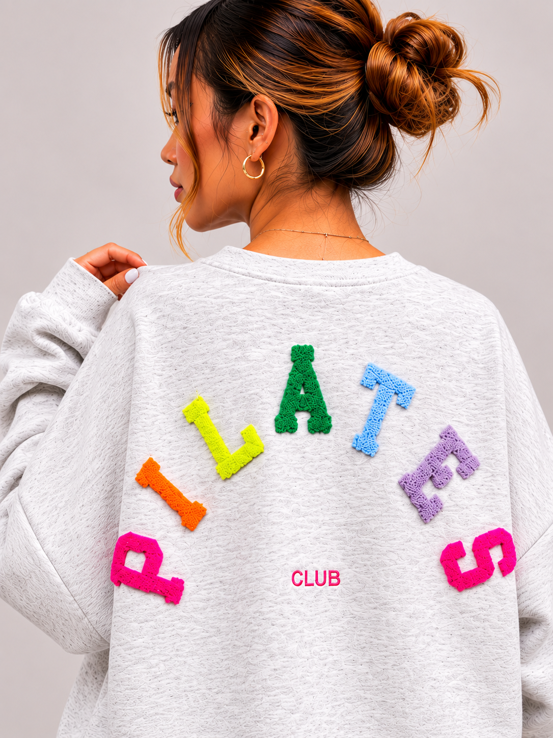 Pilates Sweater | grijs-multi
