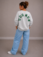 Dogmom Sweater | grijs-groen