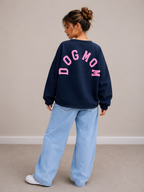 Dogmom Sweater | marine-roze