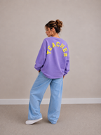 Teacher Sweater | purple-yellow