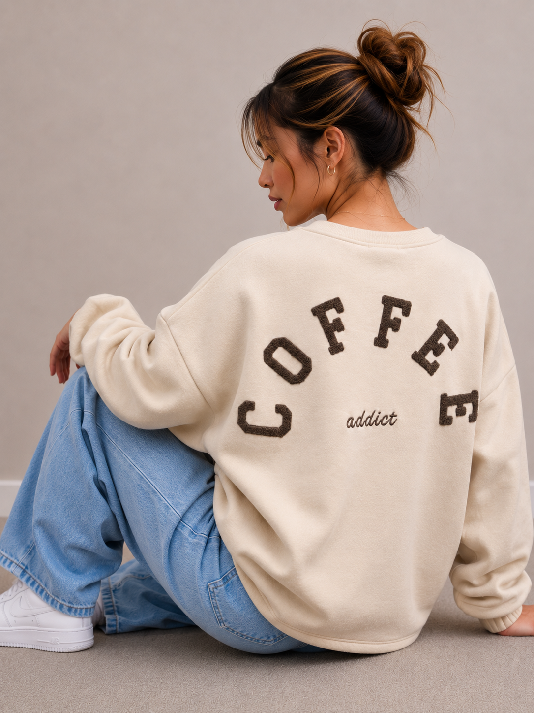 Coffee Sweater | beige-bruin