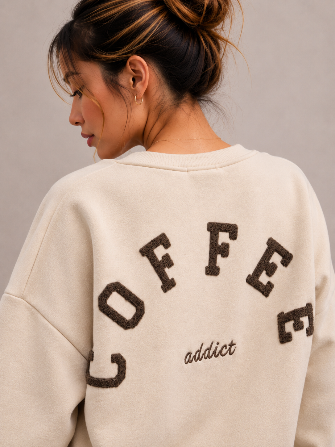 Coffee Sweater | beige-bruin