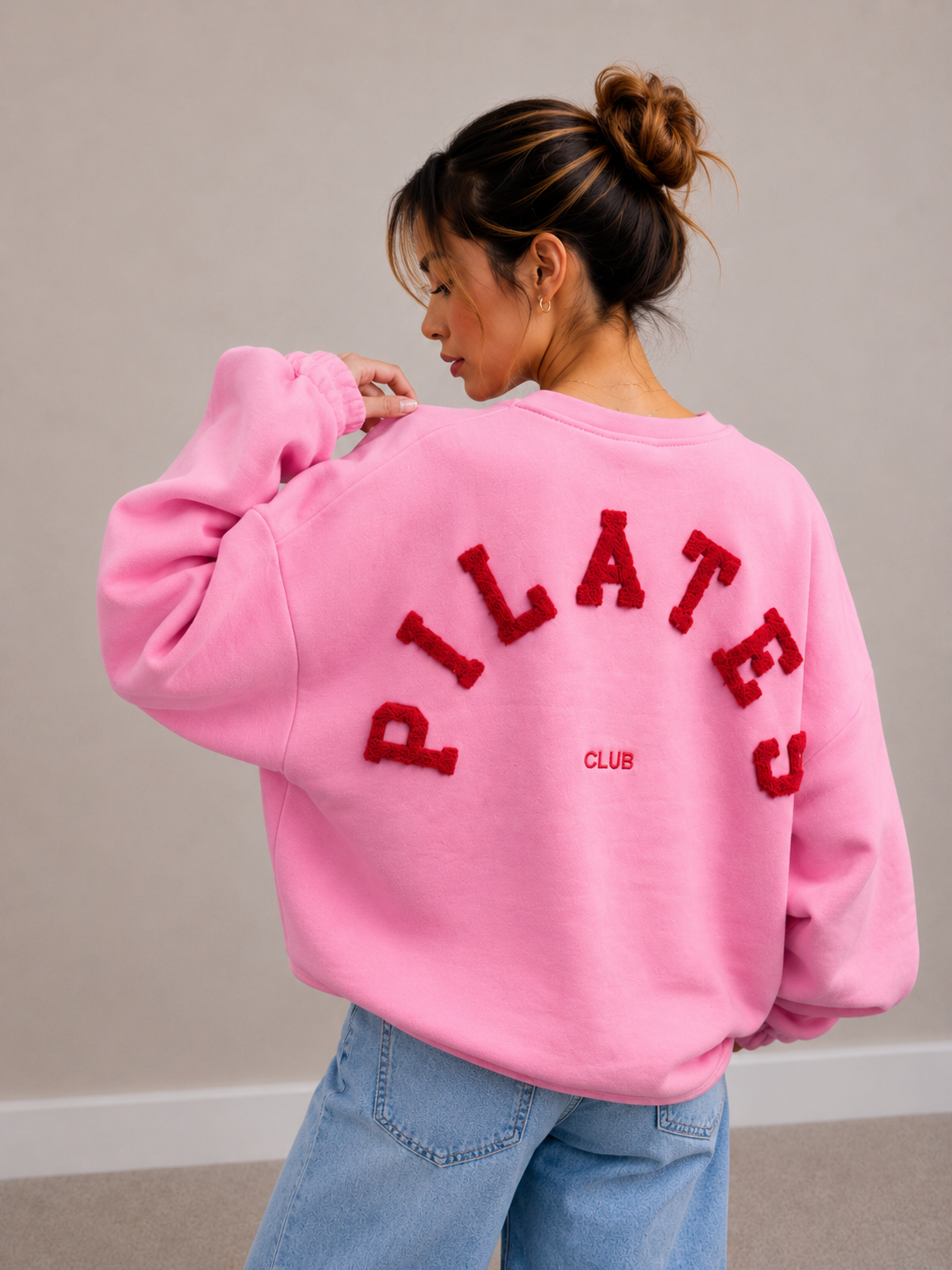 Pilates Sweater | roze-rood