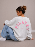 Pilates Sweatshirt | grey-pink