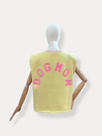 Dogmom Shirt | geel-roze