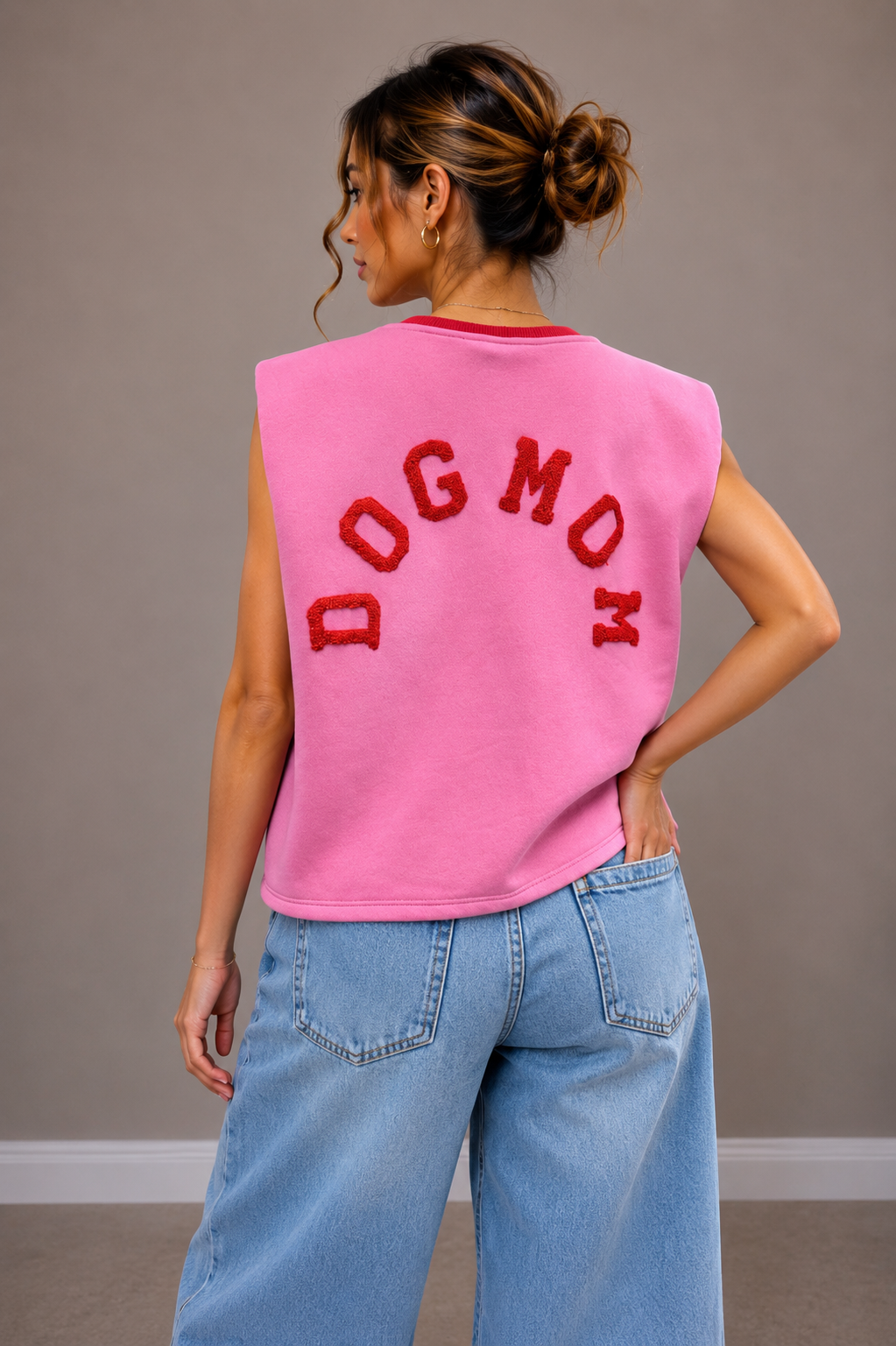 Dogmom Shirt | roze-rood