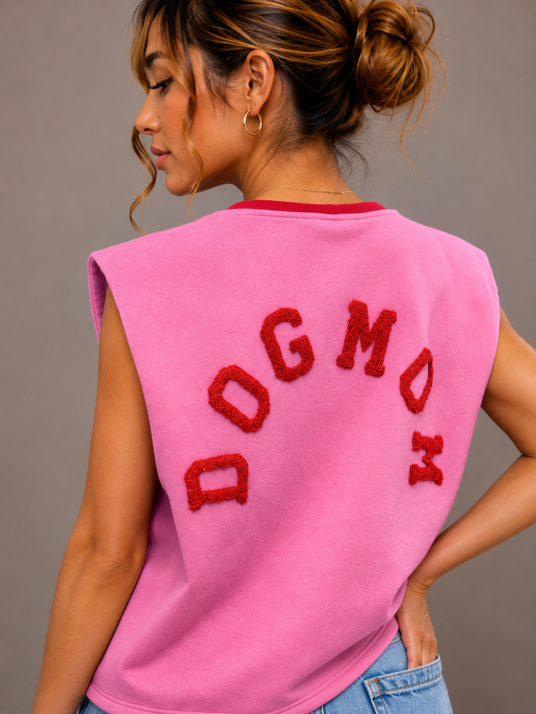 Dogmom Shirt | roze-rood