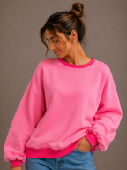 Fluorescent Sweater | pink-fuchsia