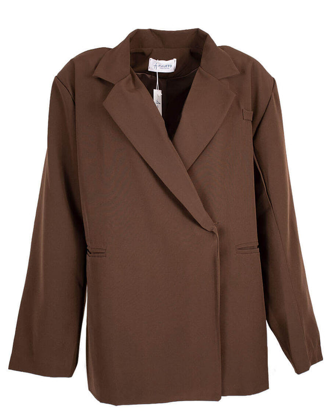 Oversized blazer | brown