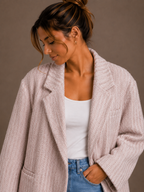 Classy oversized blazer | paars