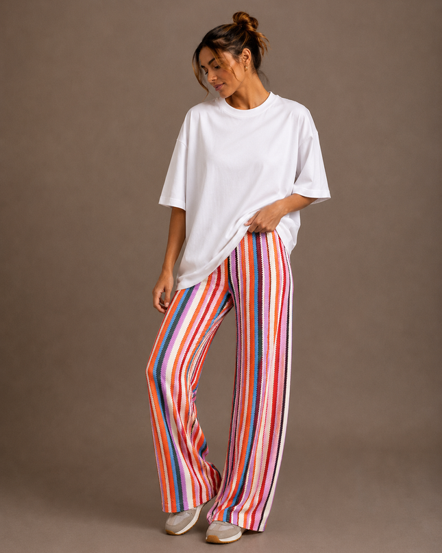 Pants Stripe Multicolor