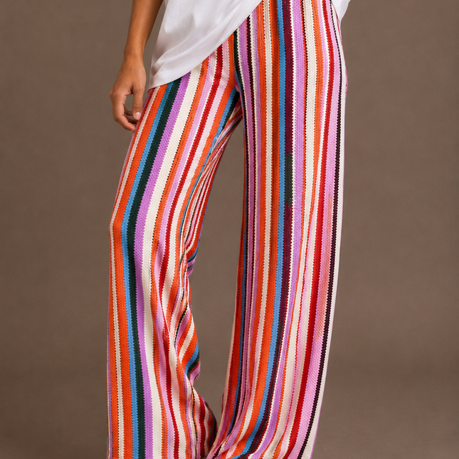 STRIPED MULTICOLOR PANTS