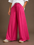 Zijde Broek | fuchsia