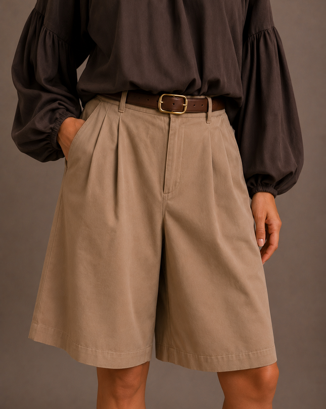 Losse short | beige