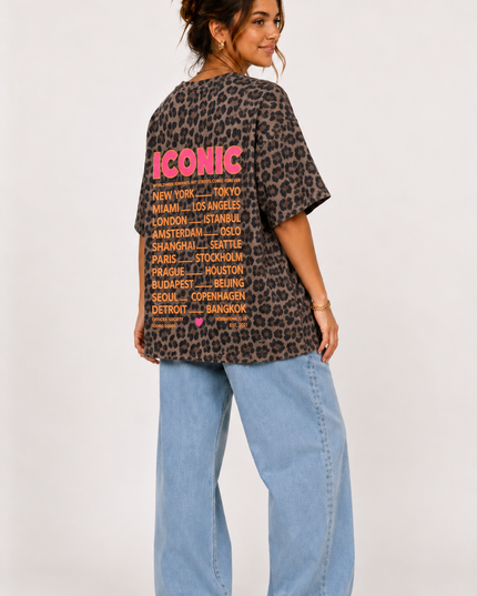 ICONIC LEOPARD T-SHIRT