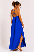 Cross Back Maxi Jurk
