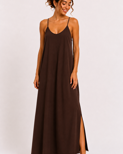 Cross Back Maxi Jurk