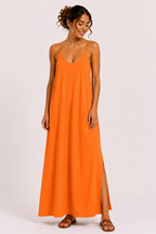 Cross Back Maxi Jurk