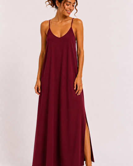 Cross Back Maxi Jurk