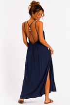 Pearl Back Maxi Jurk