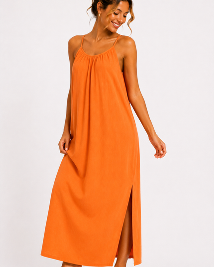Pearl Back Maxi Jurk