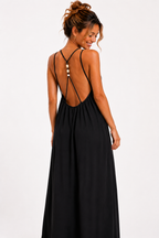 Pearl Back Maxi Jurk