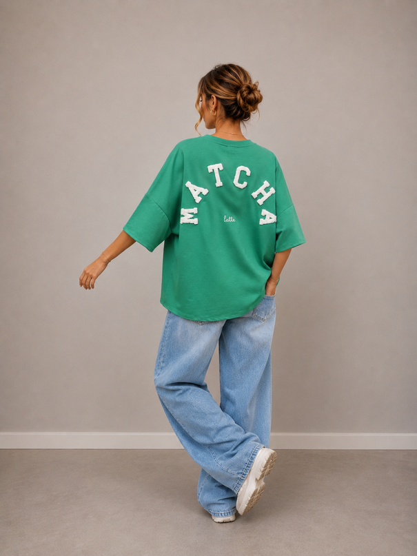 OVERSIZED MATCHA T-SHIRT