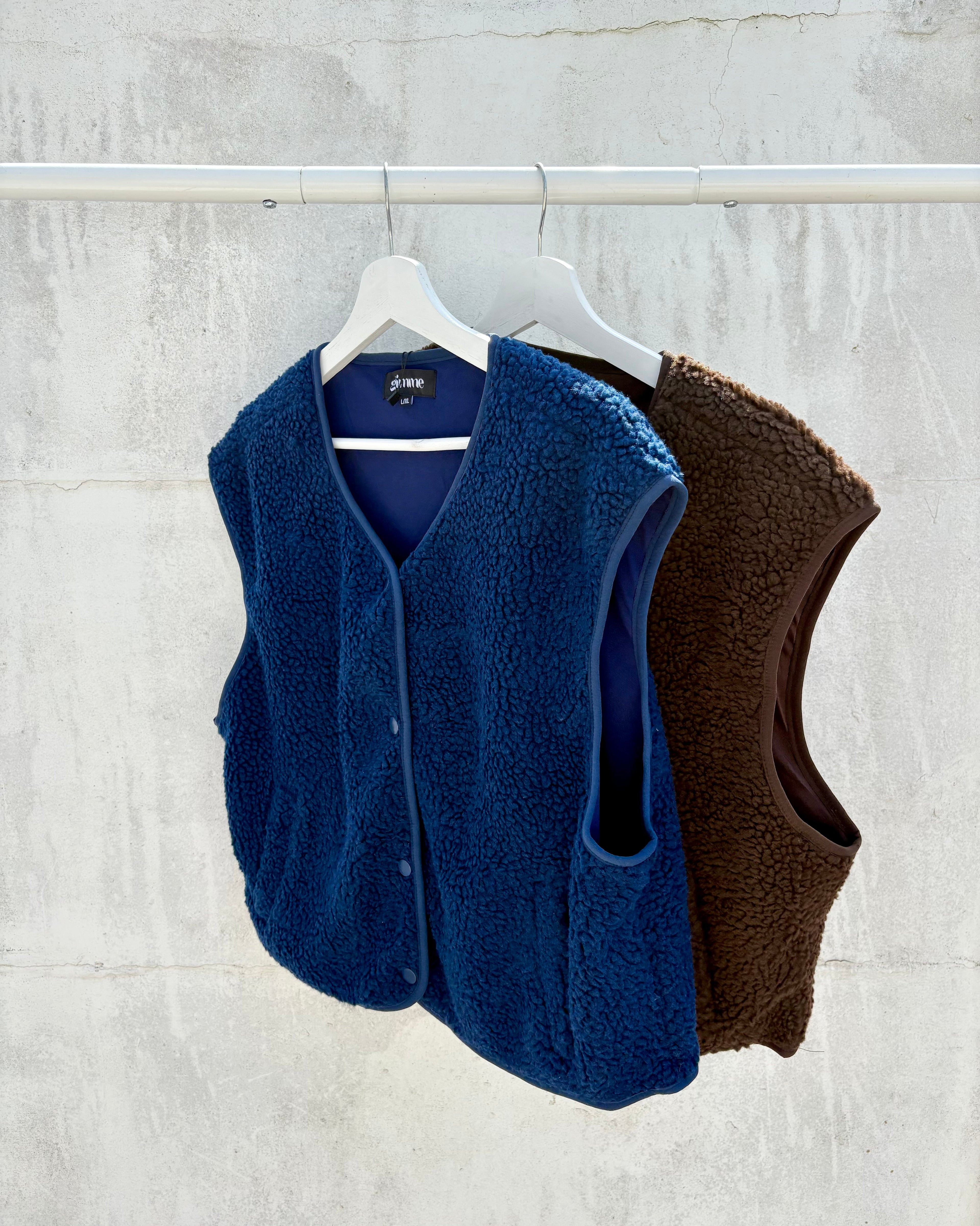Gilet teddy | bruin