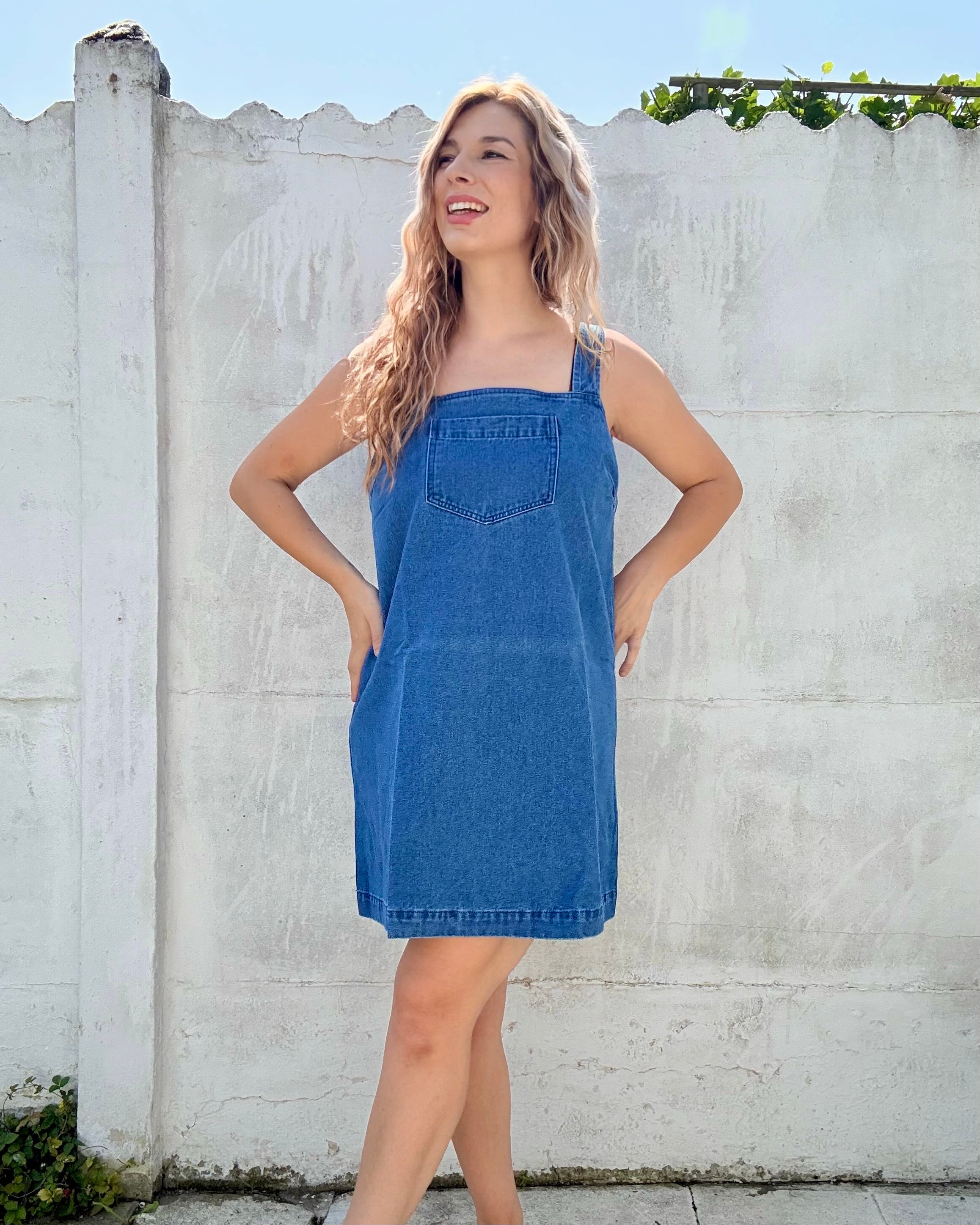Jurk Daphnea | blauw