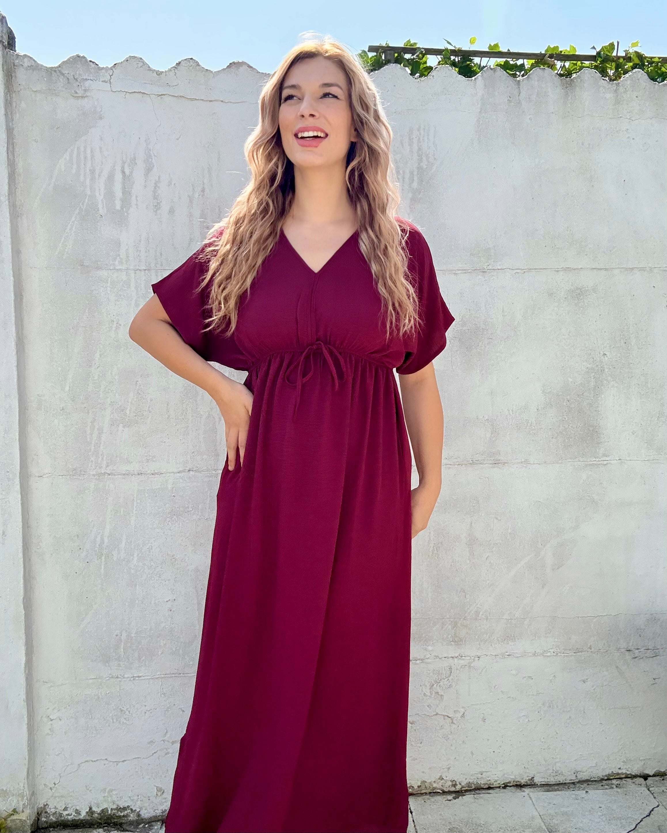 Jurk Lauren | bordeaux