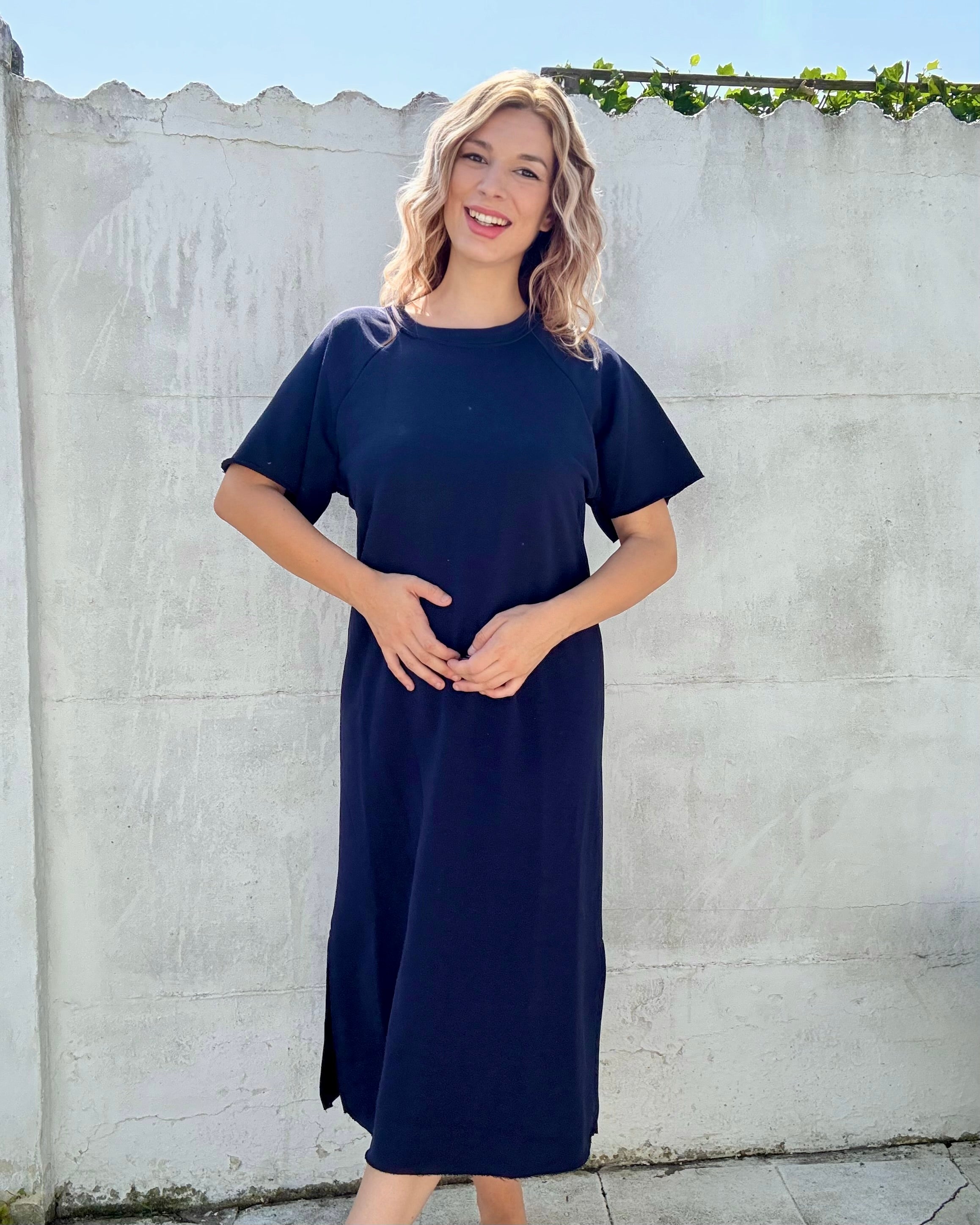 Jurk Yasmin | navy