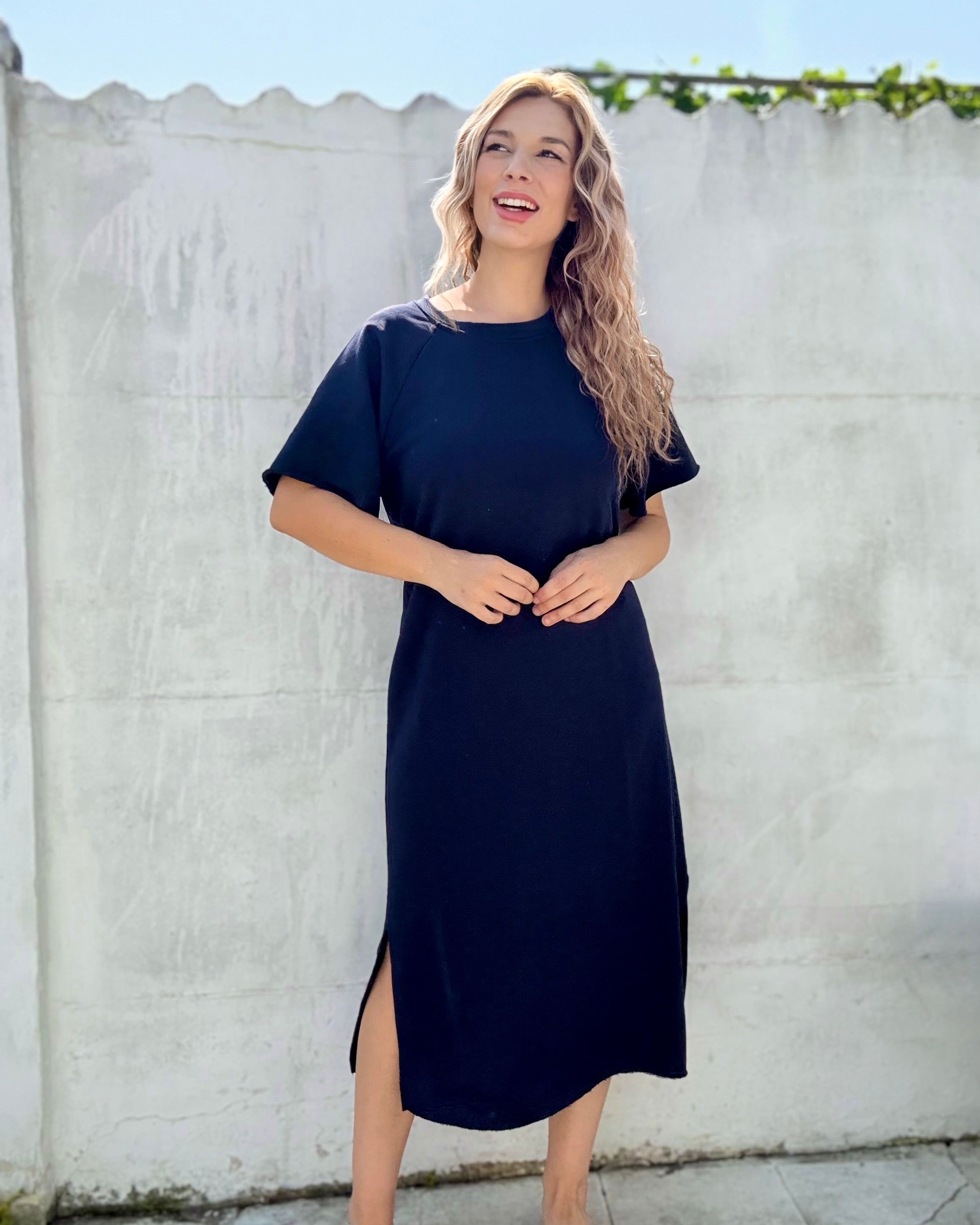 Jurk Yasmin | navy