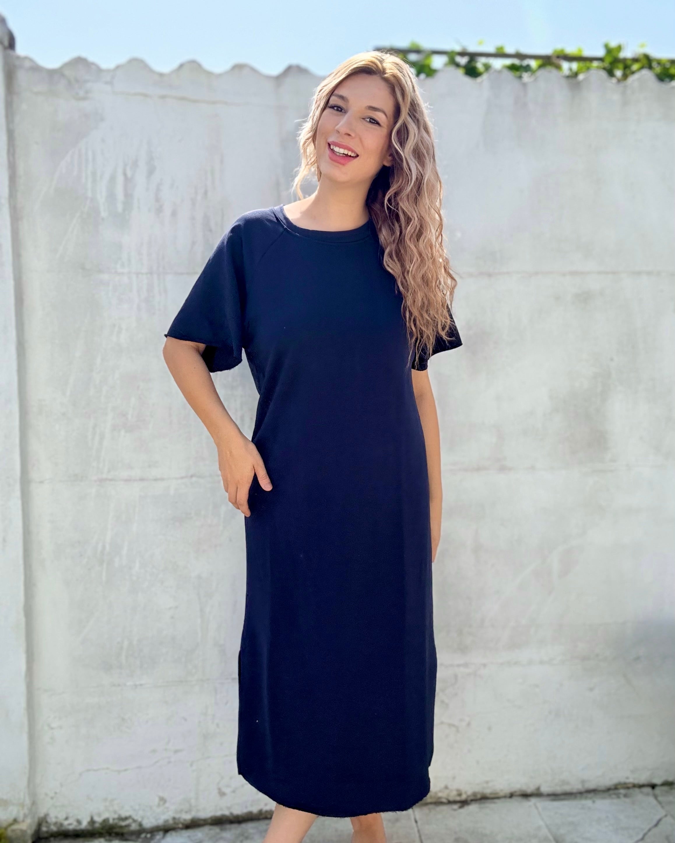 Jurk Yasmin | navy