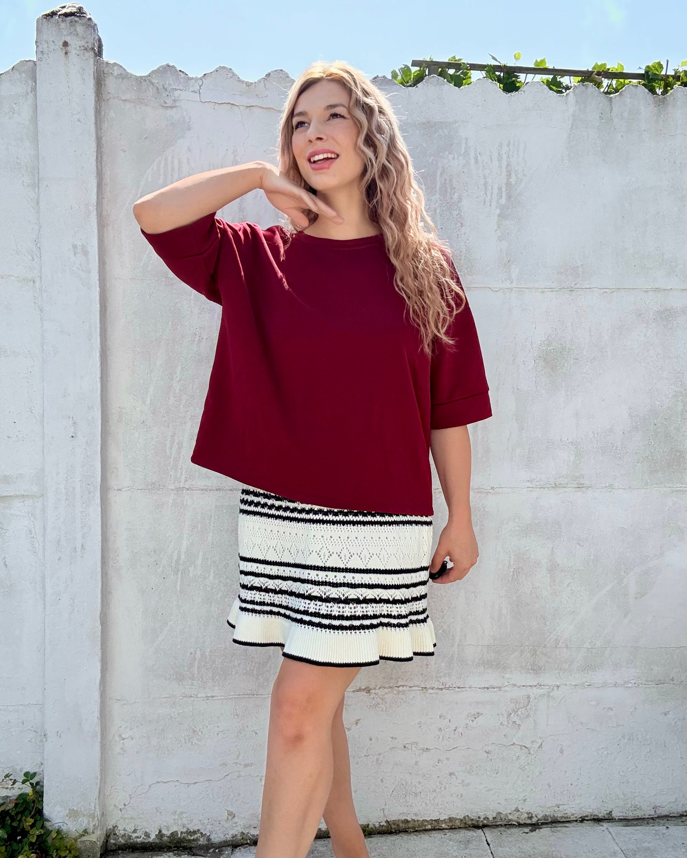 Sweater Liv | bordeaux