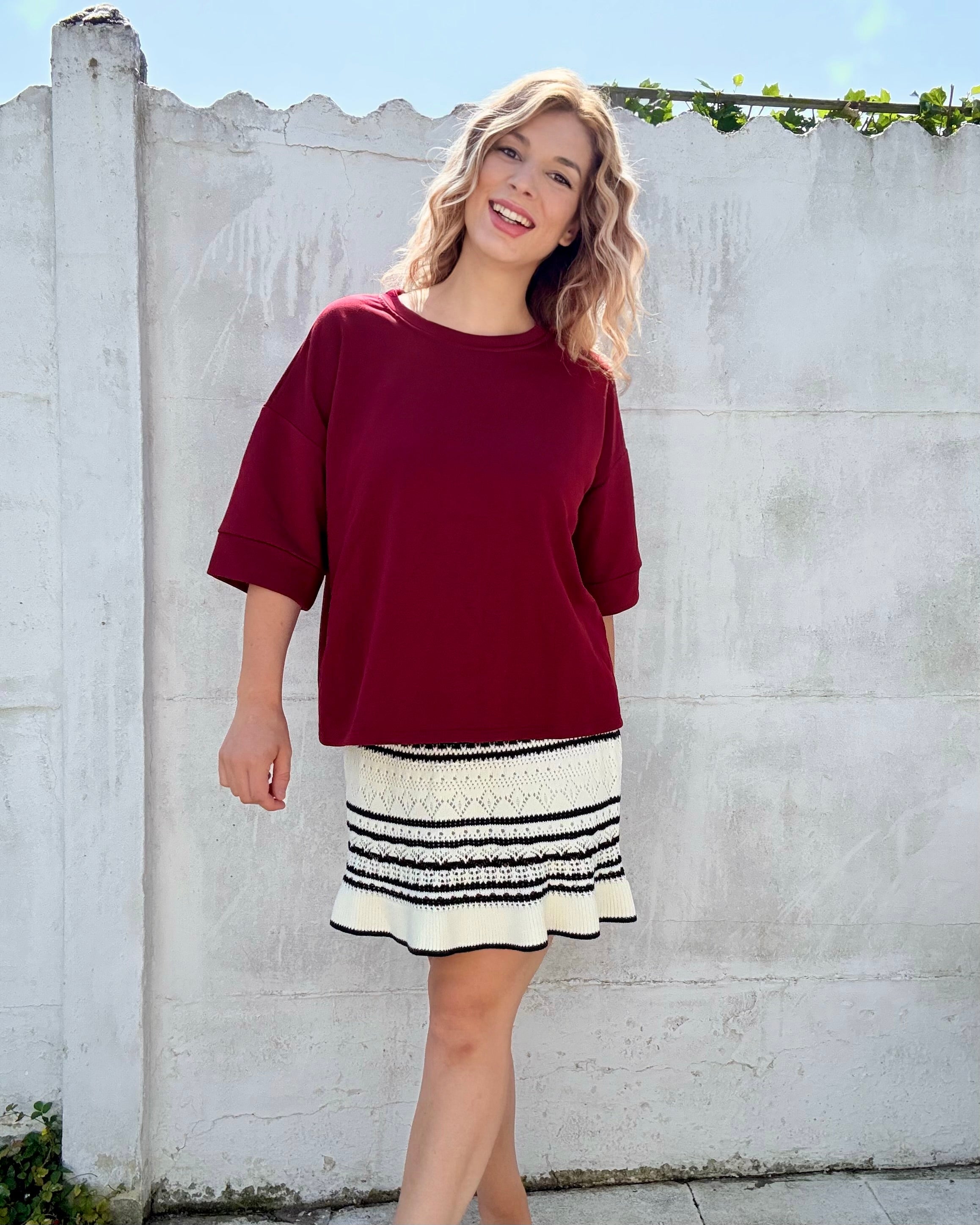 Sweater Liv | bordeaux