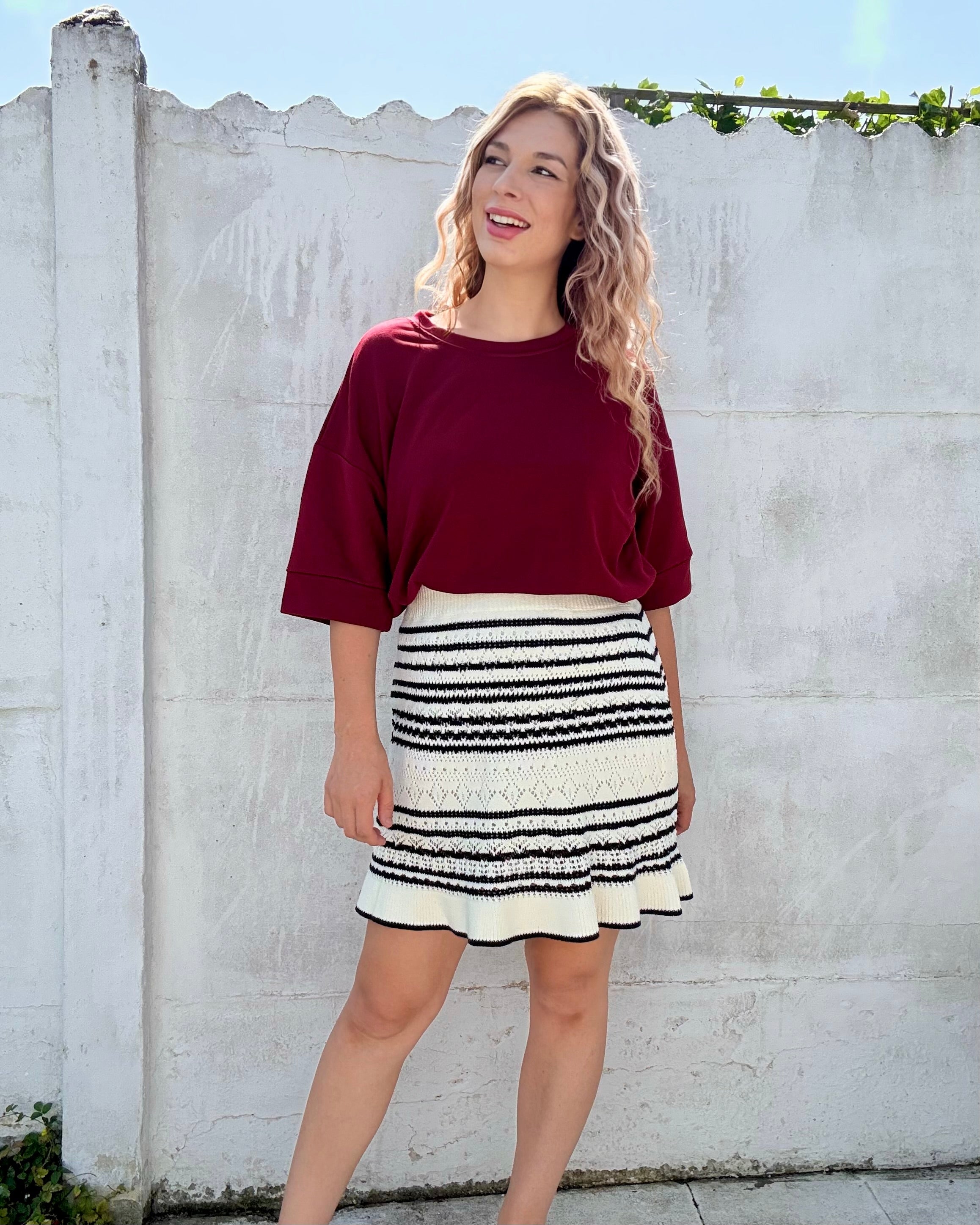 Sweater Liv | bordeaux