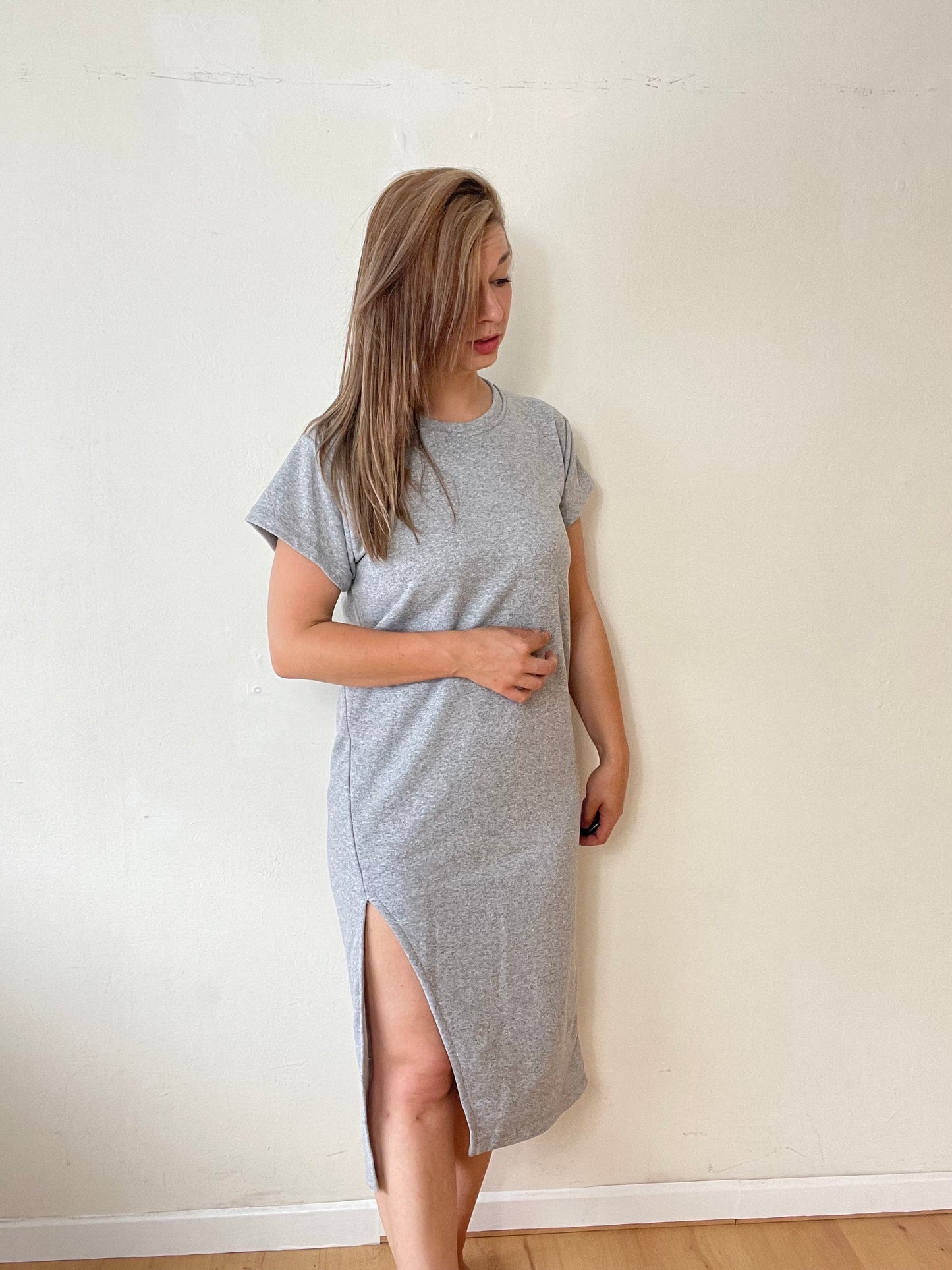 SWEATERDRESS | GREY